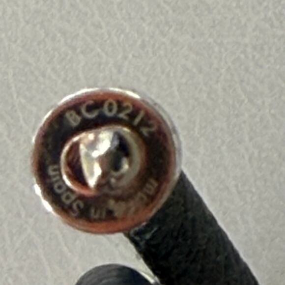 MINT Louis Vuitton Mens Grey Leather Silver Monogram Split Bracelet - Picture 8 of 9